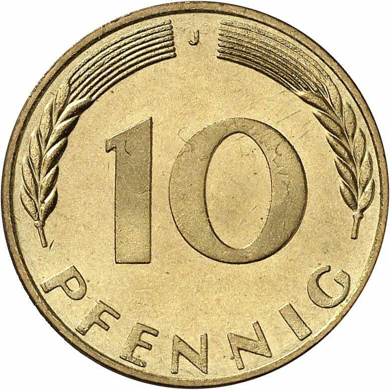DE 10 Pfennig 1969 J