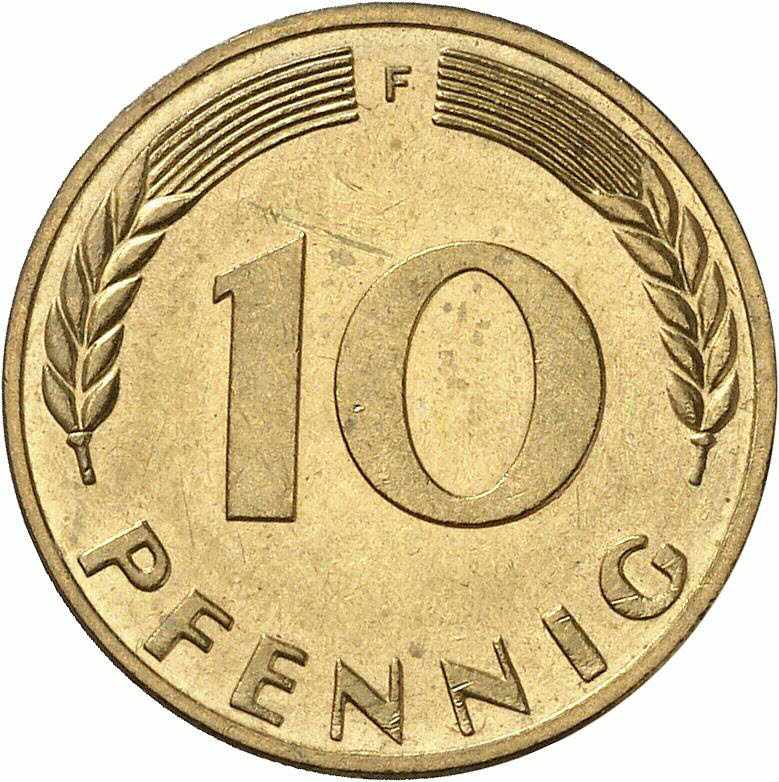 DE 10 Pfennig 1970 F