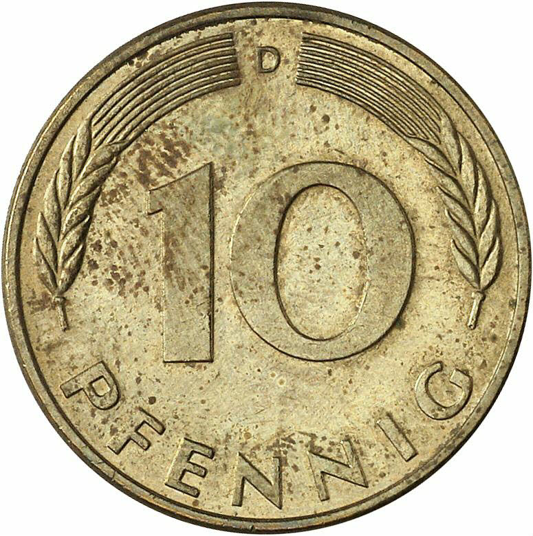 DE 10 Pfennig 2001 D