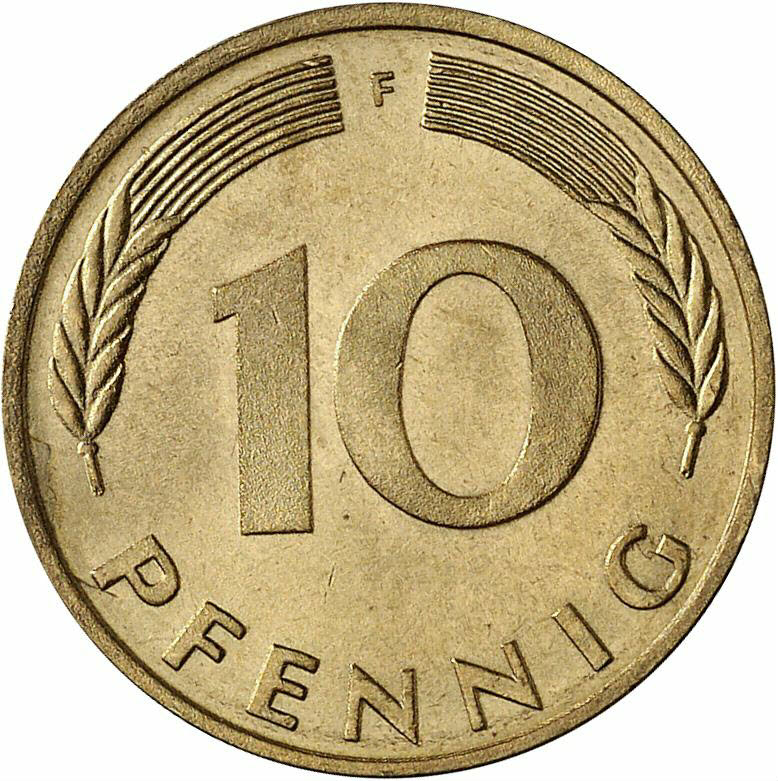 DE 10 Pfennig 1975 F