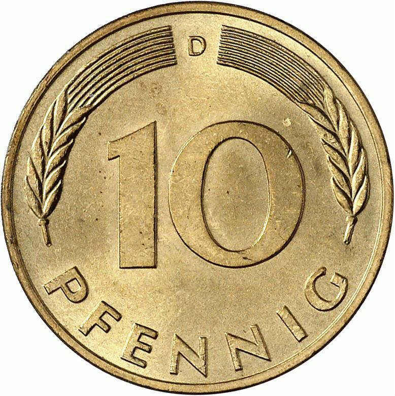 DE 10 Pfennig 1976 D