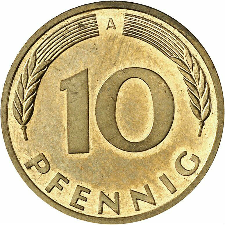 DE 10 Pfennig 1996 A