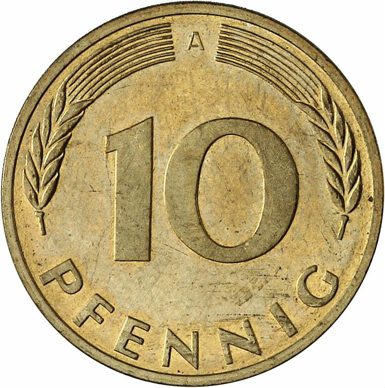 DE 10 Pfennig 1993 A
