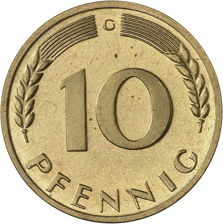 DE 10 Pfennig 1967 G