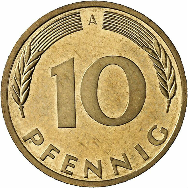DE 10 Pfennig 1997 A