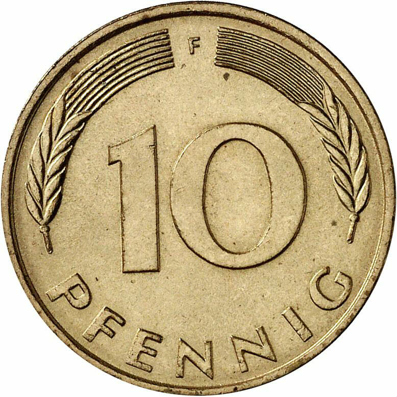 DE 10 Pfennig 1979 F