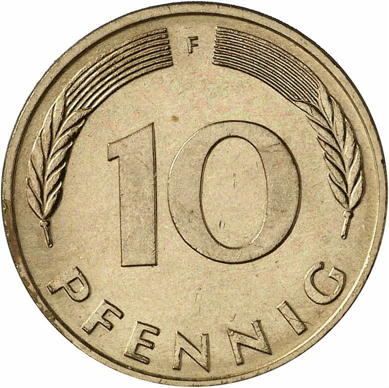 DE 10 Pfennig 1980 F