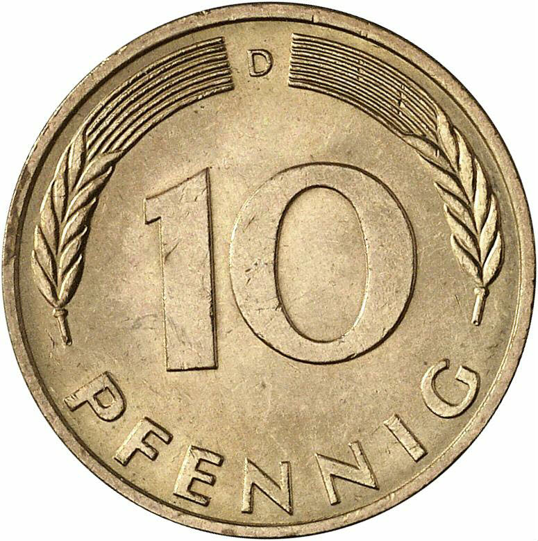 DE 10 Pfennig 1981 D