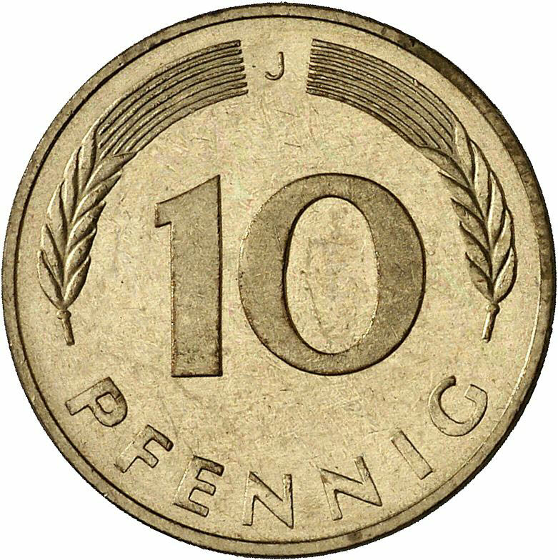 DE 10 Pfennig 1981 J