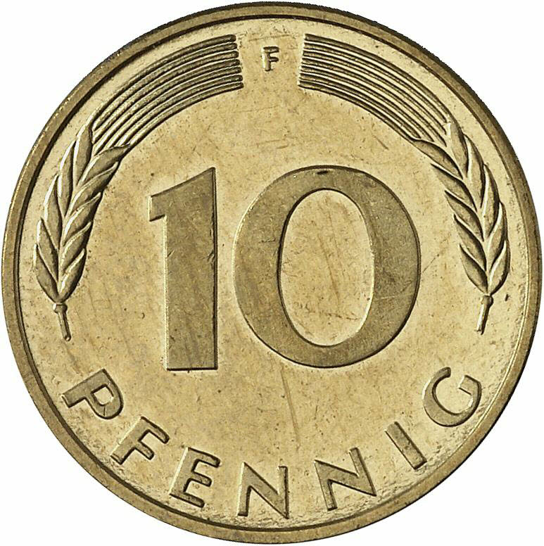 DE 10 Pfennig 1997 F
