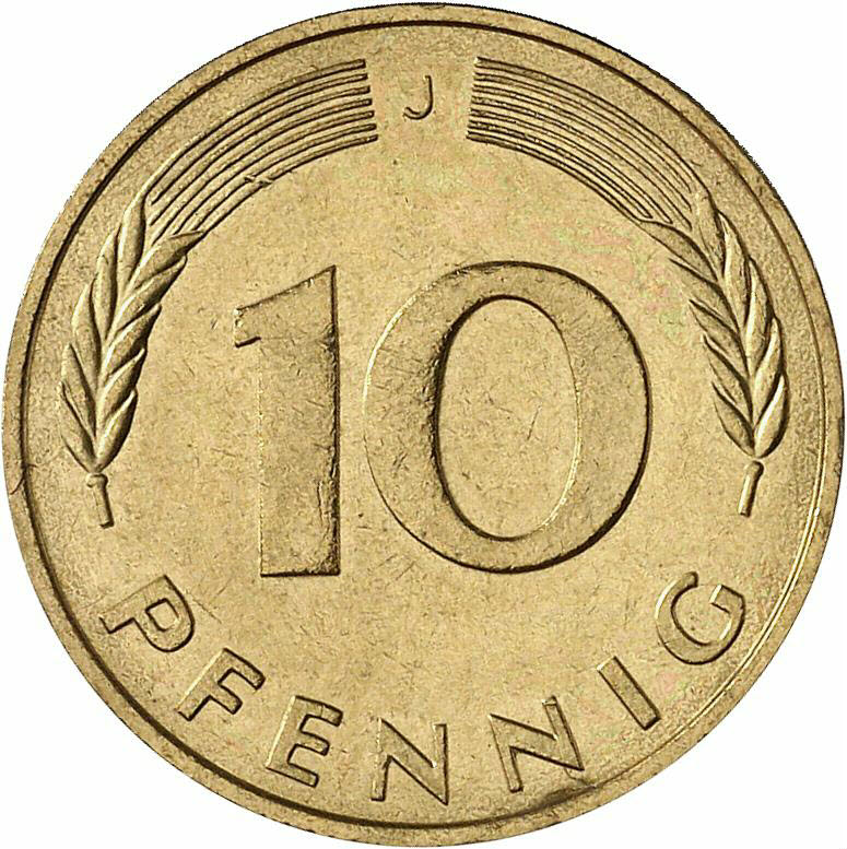 DE 10 Pfennig 1979 J