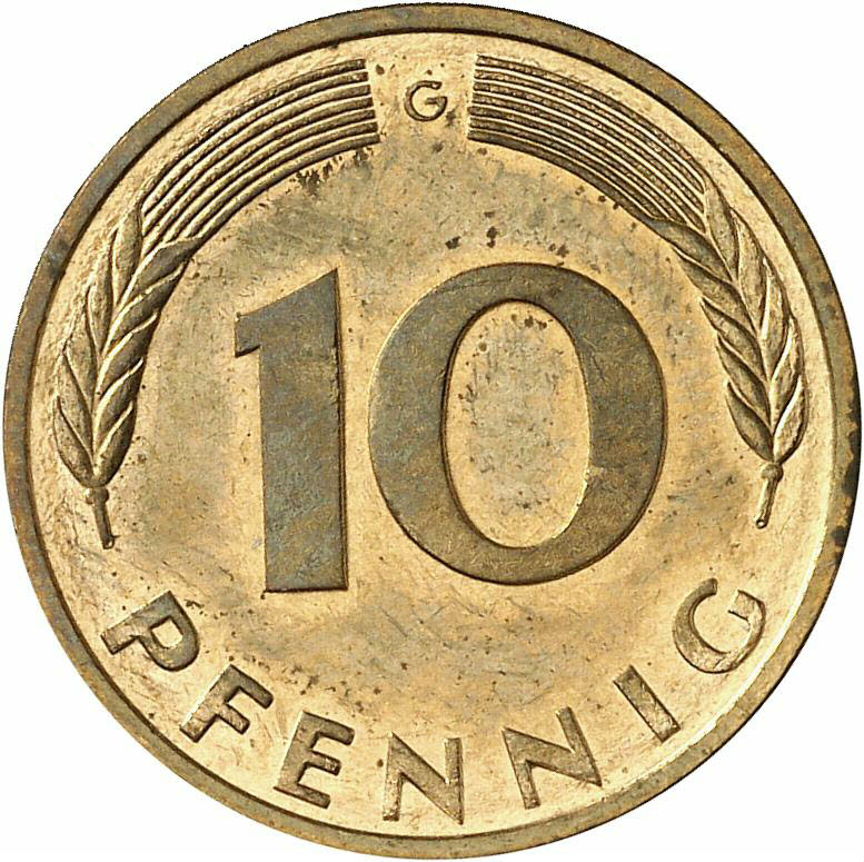 DE 10 Pfennig 1995 G