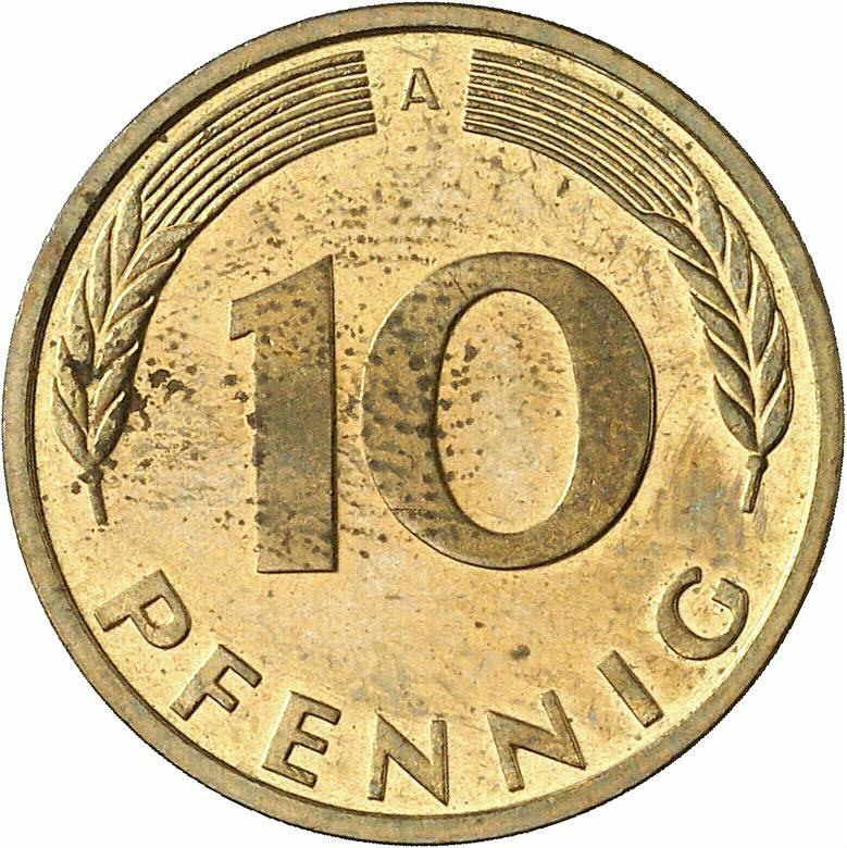 DE 10 Pfennig 1992 A