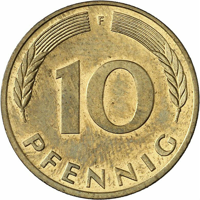 DE 10 Pfennig 1992 F