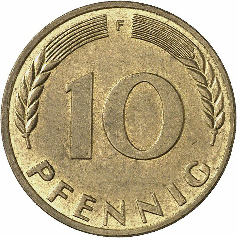 DE 10 Pfennig 1968 D
