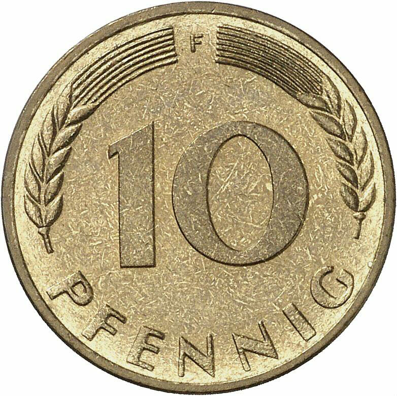 DE 10 Pfennig 1972 F