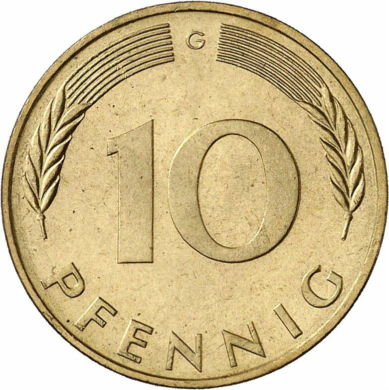 DE 10 Pfennig 1974 G