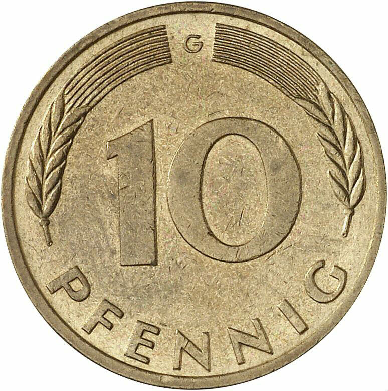 DE 10 Pfennig 1977 G