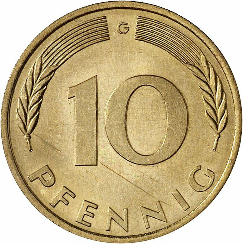 DE 10 Pfennig 1978 G