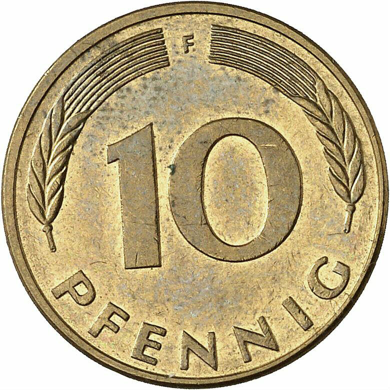 DE 10 Pfennig 1982 F