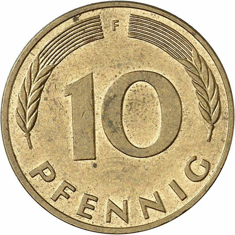 DE 10 Pfennig 1983 F