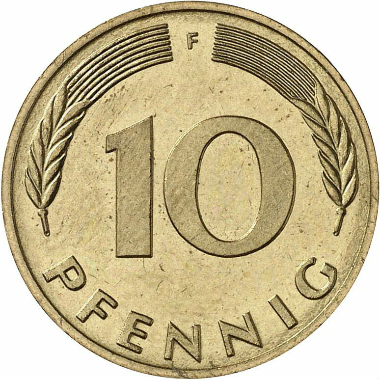 DE 10 Pfennig 1984 F