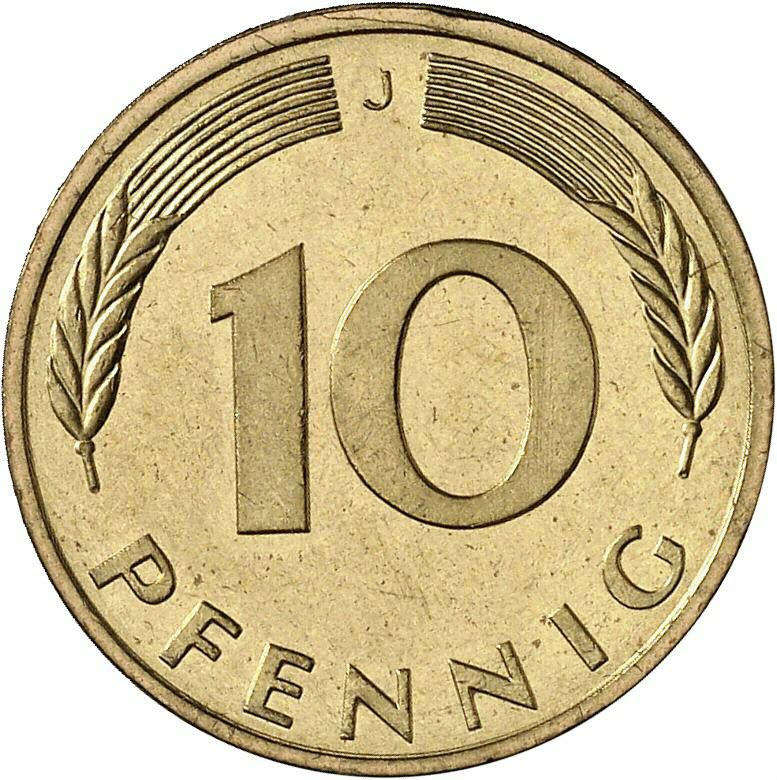 DE 10 Pfennig 1984 J
