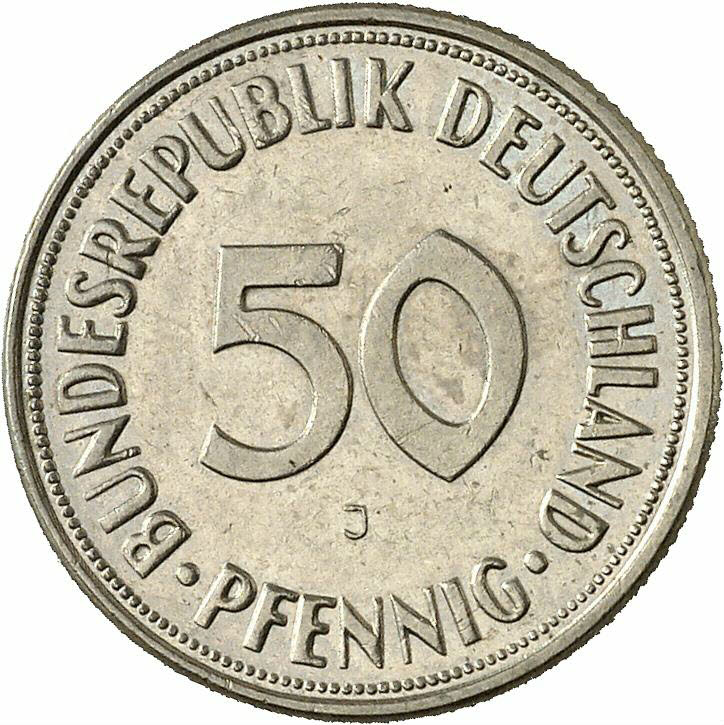 DE 50  Pfennig 1967 J