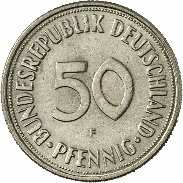 DE 50  Pfennig 1970 F