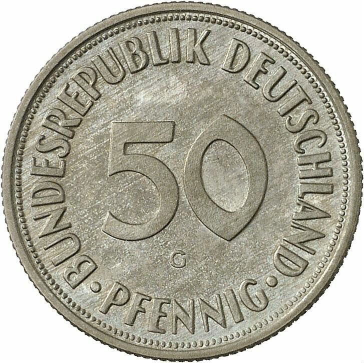 DE 50  Pfennig 1967 G
