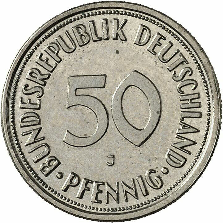 DE 50  Pfennig 1949 J