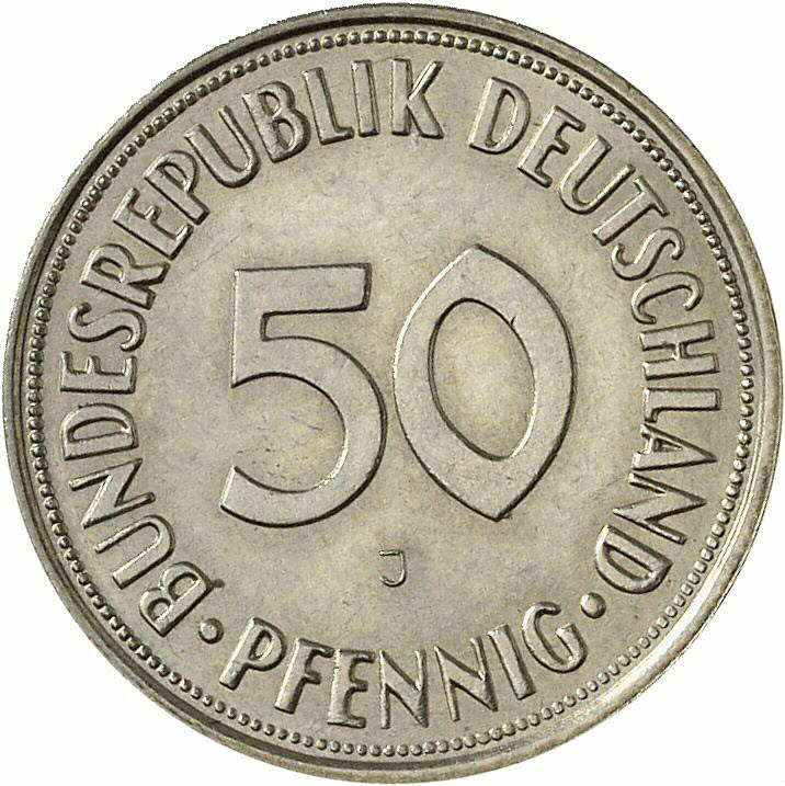 DE 50  Pfennig 1969 J
