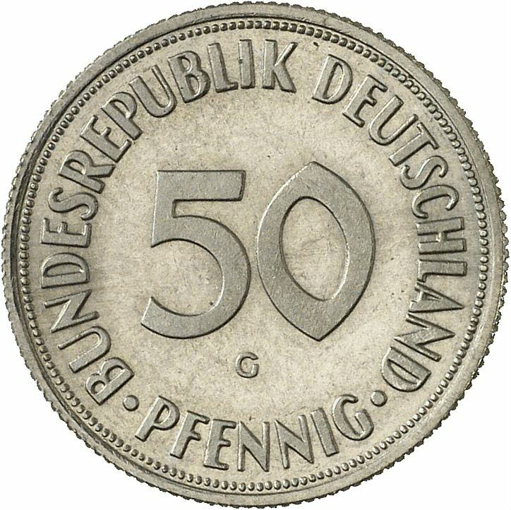 DE 50  Pfennig 1970 G