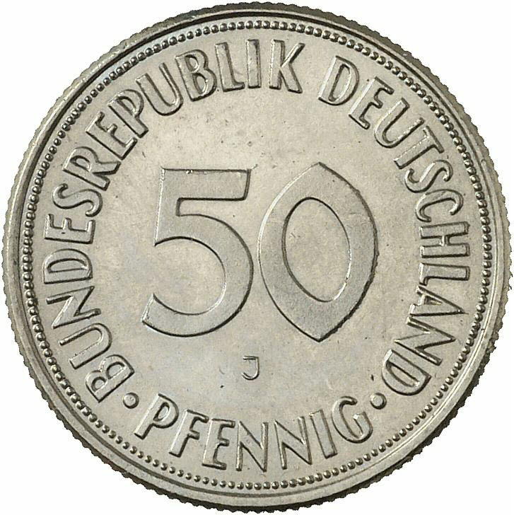 DE 50  Pfennig 1970 J