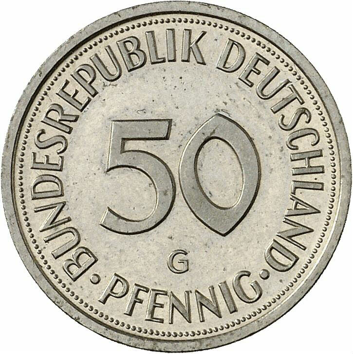 DE 50  Pfennig 1989 G