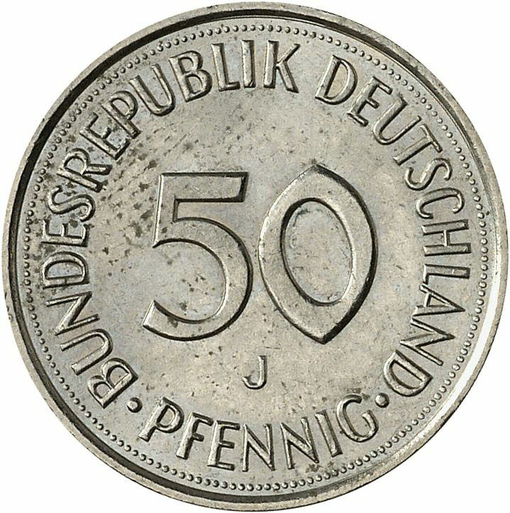 DE 50  Pfennig 1989 J