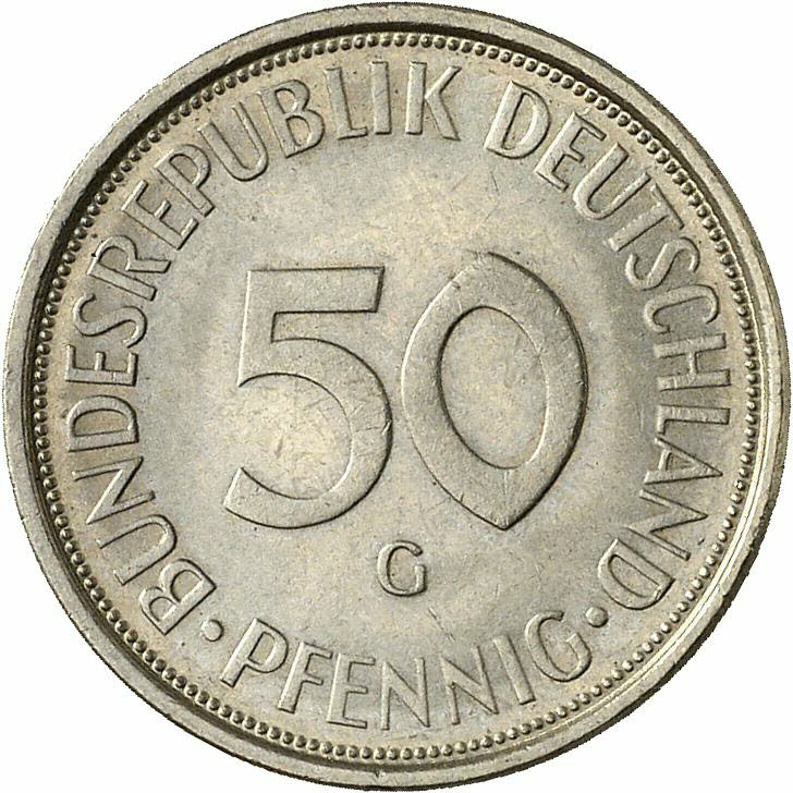 DE 50  Pfennig 2000 G
