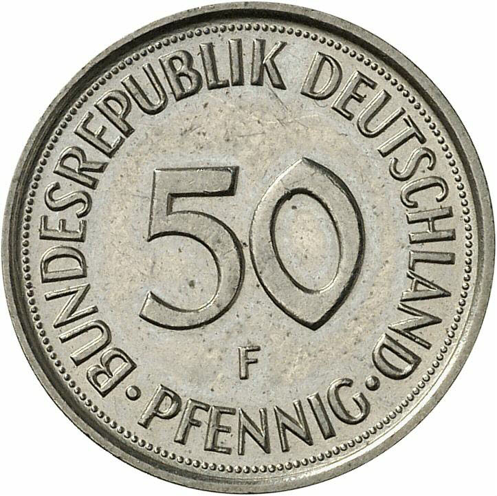 DE 50  Pfennig 1990 F