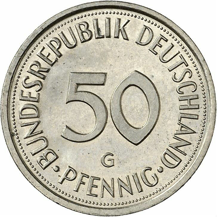 DE 50  Pfennig 1990 G