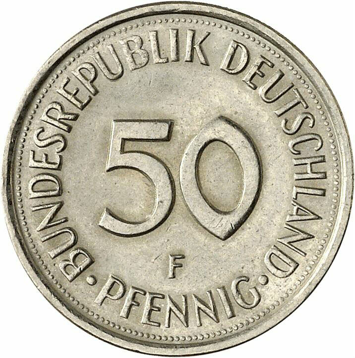 DE 50  Pfennig 1980 F