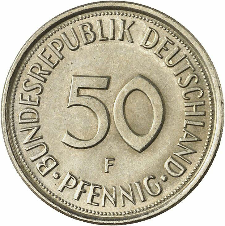 DE 50  Pfennig 1982 F