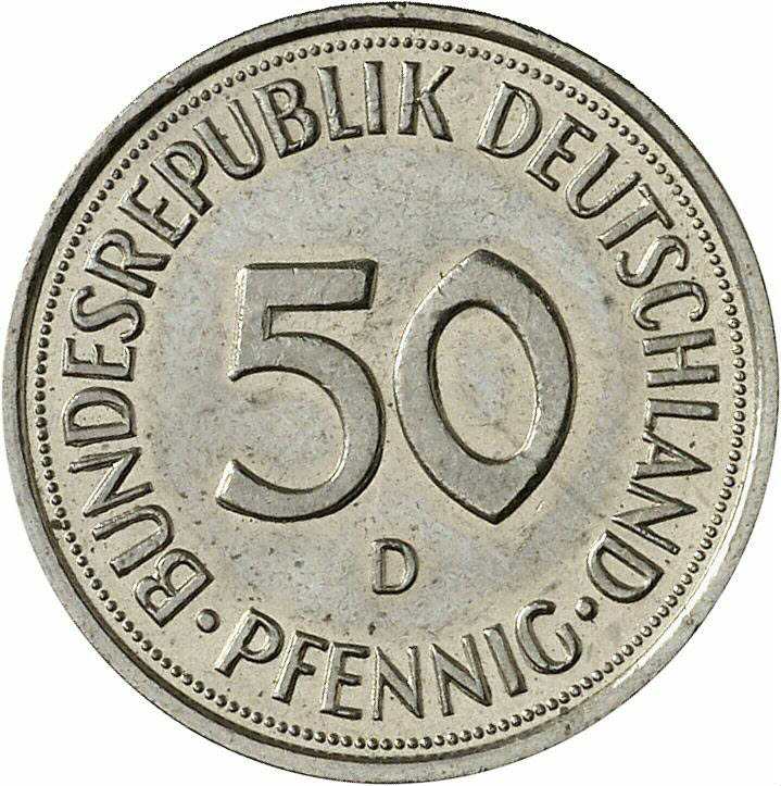 DE 50  Pfennig 1991 D
