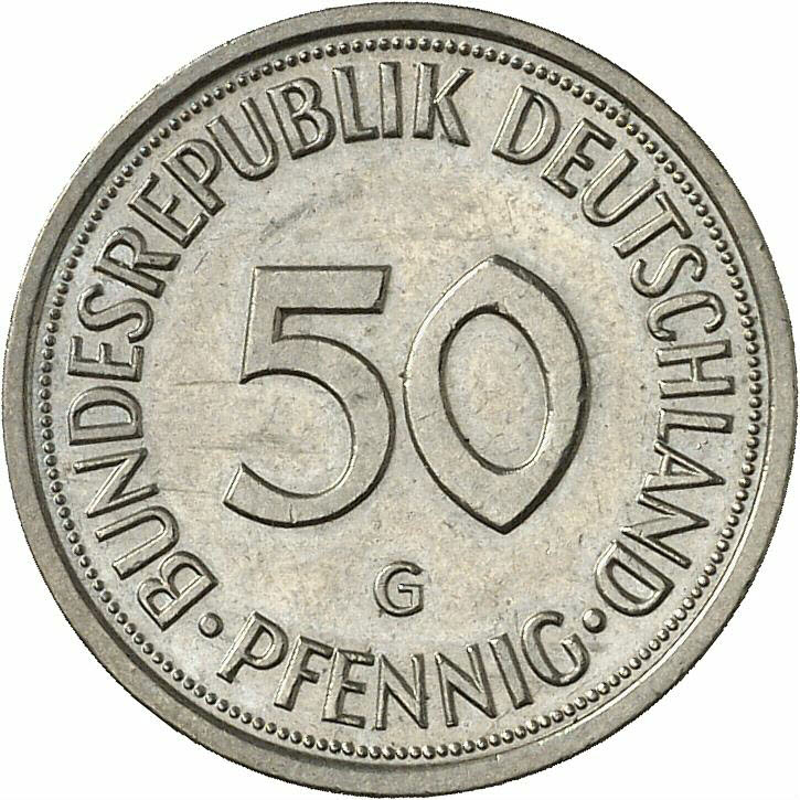 DE 50  Pfennig 1982 G