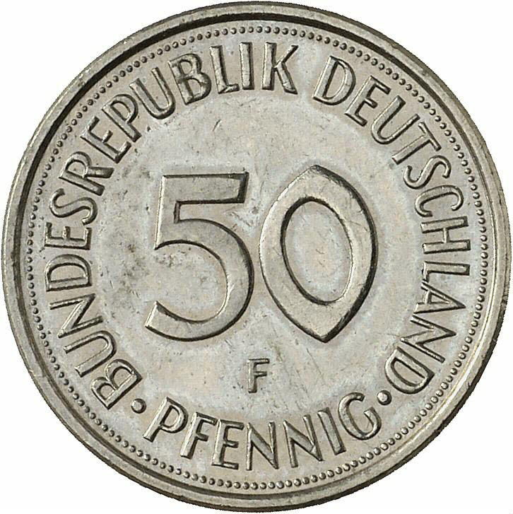 DE 50  Pfennig 1983 F