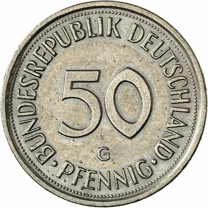 DE 50  Pfennig 1983 G