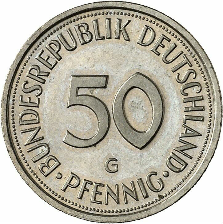 DE 50  Pfennig 1984 G