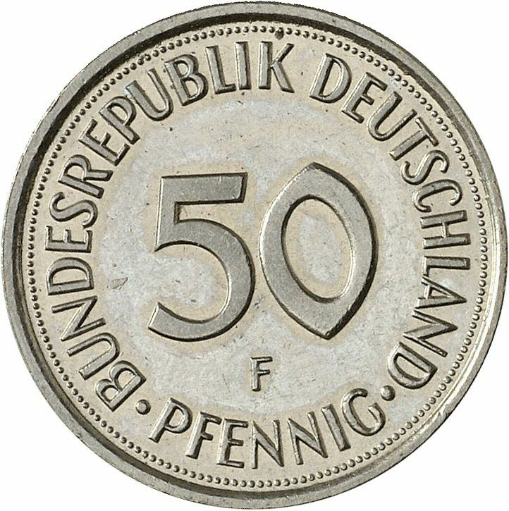 DE 50  Pfennig 1985 F
