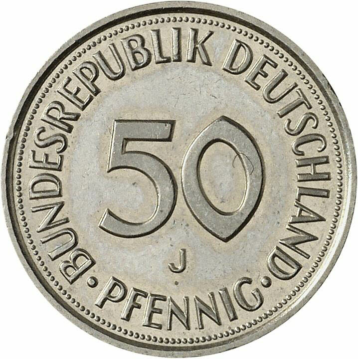 DE 50  Pfennig 1987 J