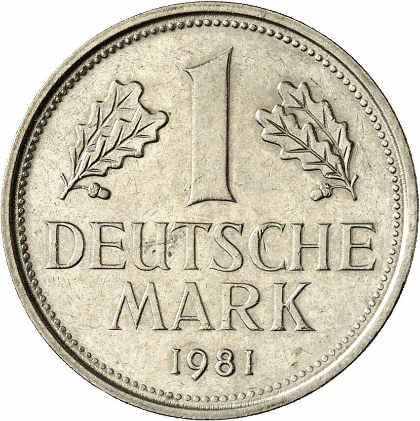 DE 1 Deutsche Mark 1983 D