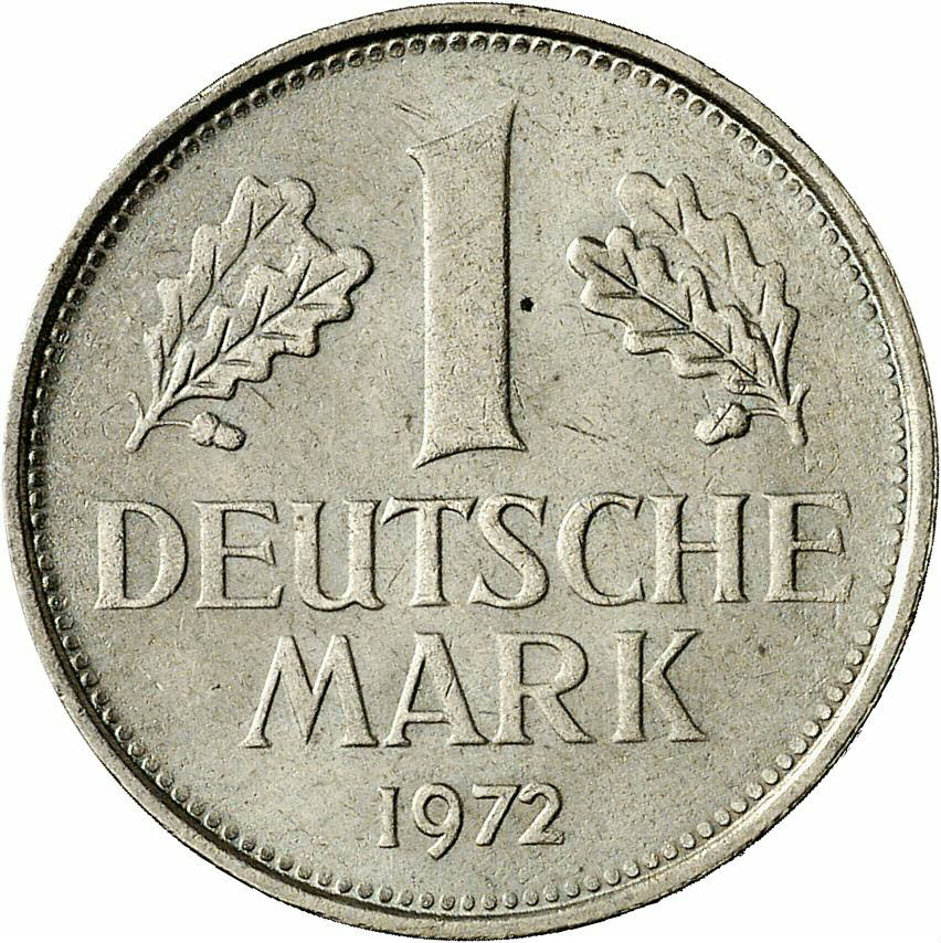 DE 1 Deutsche Mark 1972 F